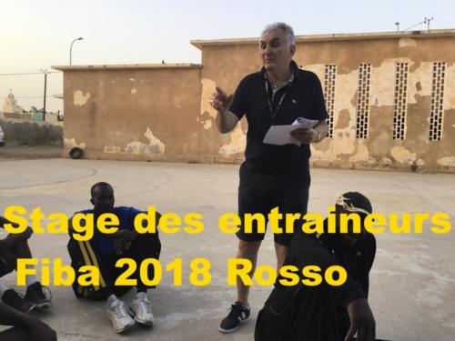 Stage des entraineurs Fiba 2018 Rosso